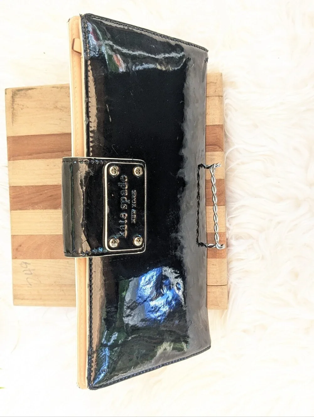 Kate Spade Long Patent Leather Clutch